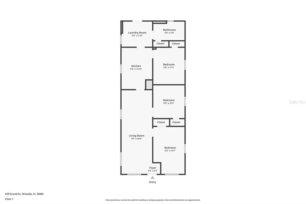Property for sale at 639 GRAND STREET, ORLANDO, FL, 32805