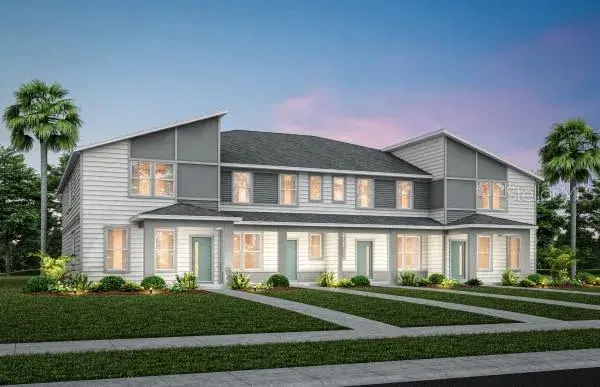 Introducing the Julep Exterior unit townhome, a new construction home that seamlessly combines luxury and convenience. This modern townhome features 4 bedrooms, 2 full bathrooms, a powder room, and a 2-car rear-facing garage, all complemented by our Move-In Ready appliance and window blinds package. The first floor is designed with entertaining in mind, offering an open-concept kitchen, café, and gathering room that flow together effortlessly. The chef-inspired kitchen is a highlight, featuring a large center island, a spacious storage pantry, white cabinetry, a decorative tile backsplash, quartz countertops, and stainless-steel appliances, including a refrigerator. The first-floor powder room adds an extra layer of convenience for guests. The entire first floor, including the kitchen, café, gathering room, and powder room, is finished with elegant wood-look luxury vinyl plank flooring for both style and easy maintenance. At the end of the day, retreat to your private oasis on the second floor. The Owner’s Su