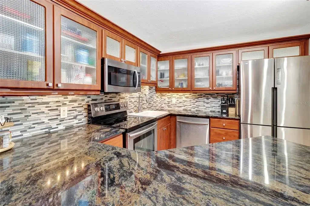 Kitchen with Granite Countertops