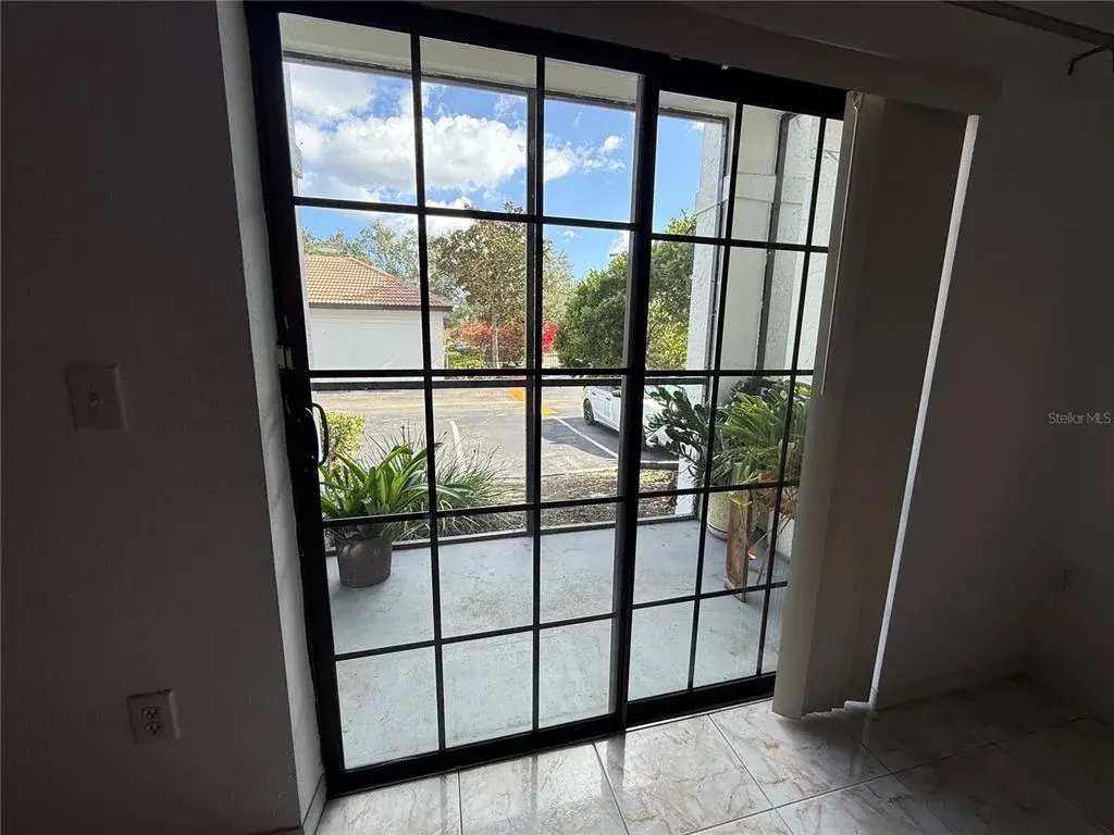 Enclosed patio for your down time.