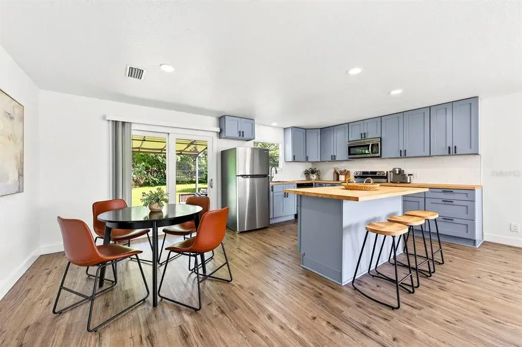 Fresh modern updates and an open concept floor plan.