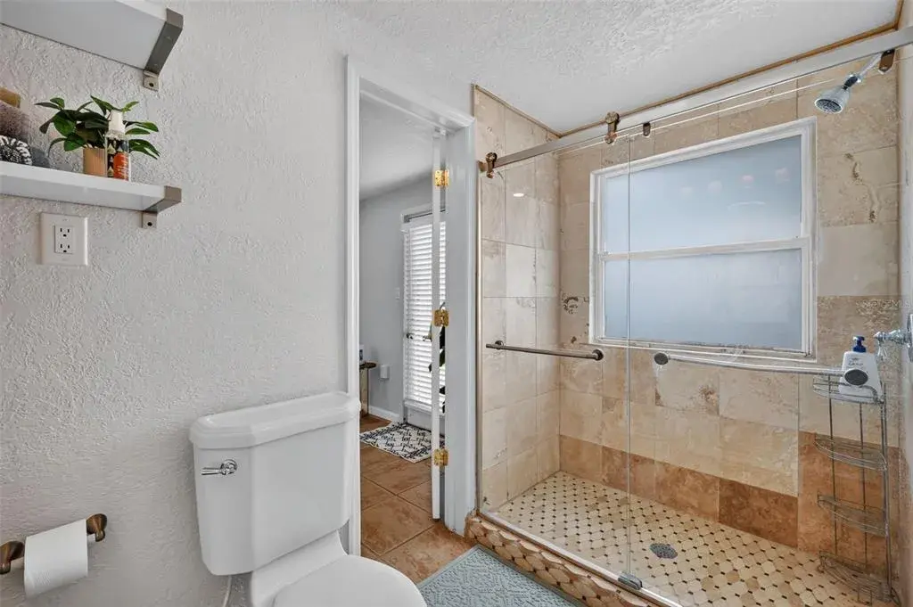 large walk in shower