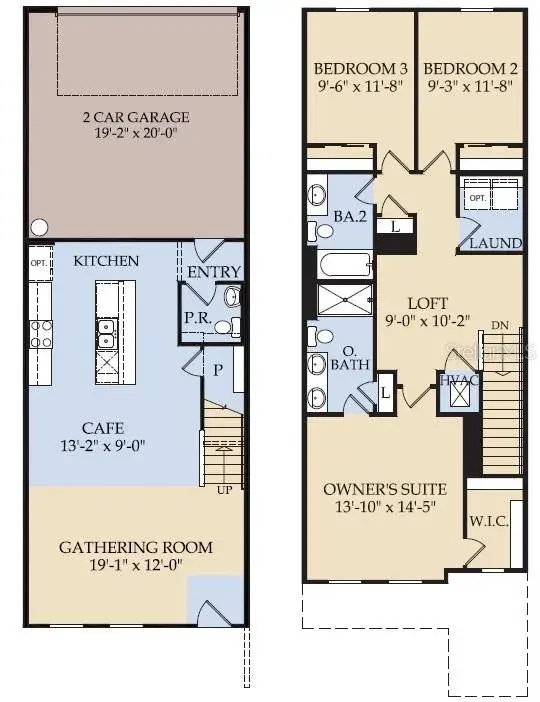 Floor Plan - Floor One Floor Plan - Floor Two