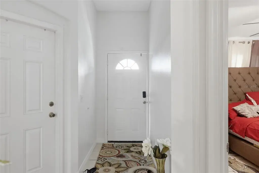 Interior front entry