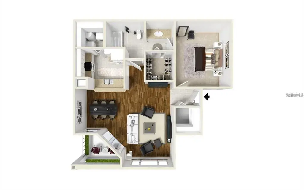 Condo floor plan