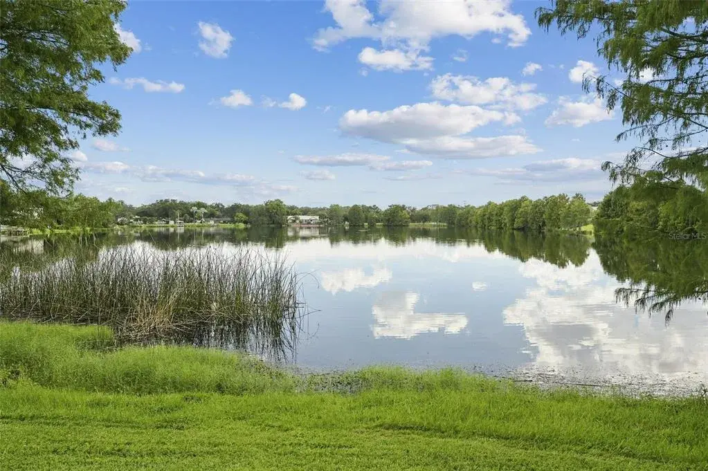 Wide Views of Lake Estelle Across the Street