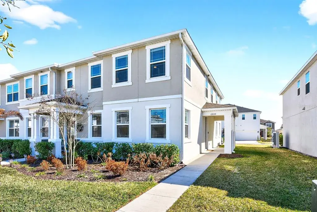 Welcome to this **FEELS LIKE NEW** 3-bedroom, 2.5-bath **END-UNIT** townhome in the highly desirable Meridian Park/Starwood community of East Orlando/Lake Nona, where modern design, natural surroundings, and everyday convenience blend together effortlessly!