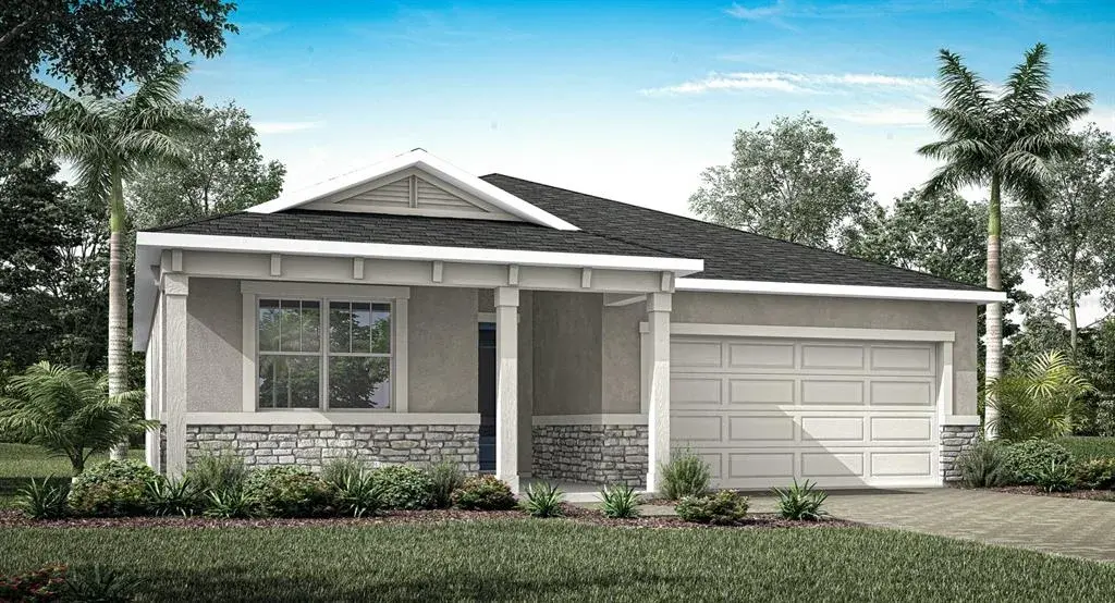 Meridian Parks - Caledon Floorplan - Coastal Elevation - Architect's Rendering