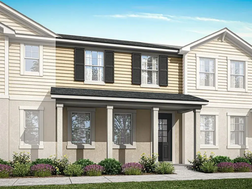 Meridian Parks - Aurora Floorplan - Low Country Elevation - Architect's Rendering
