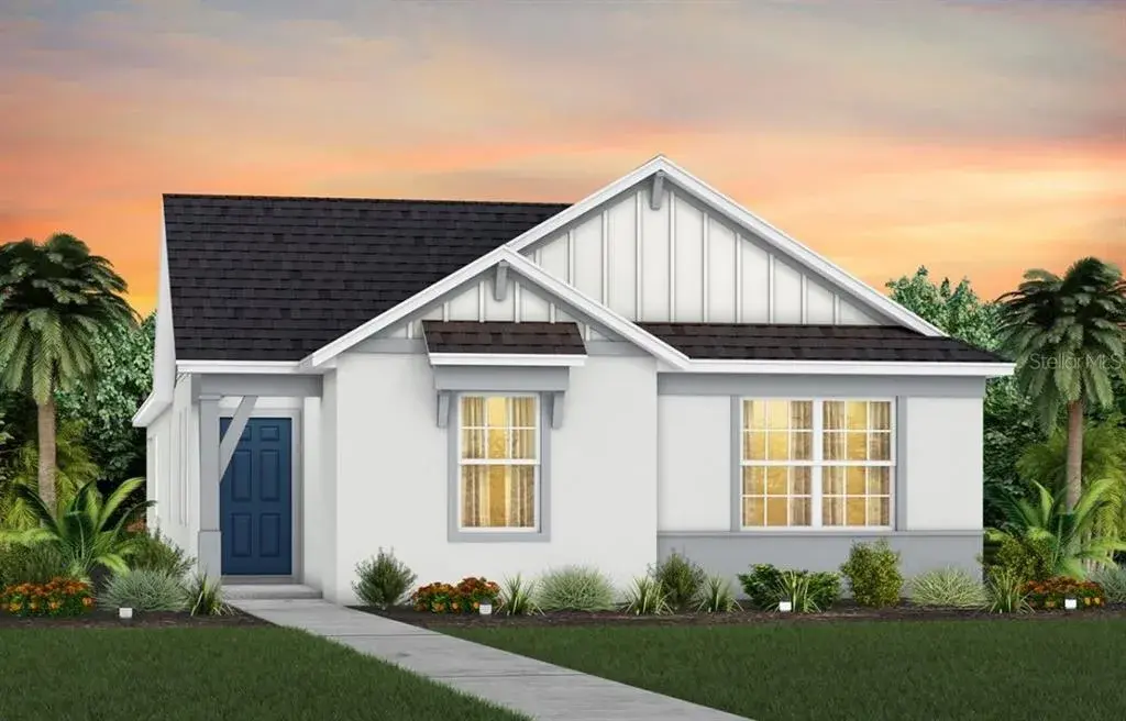 Exterior Design. Artistic rendering for this new construction home. Pictures are for illustrative purposes only. Elevations, colors and options may vary.