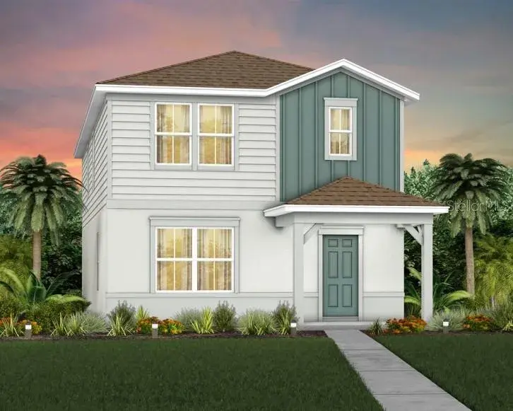 Exterior Design. Artistic rendering for this new construction home. Pictures are for illustrative purposes only. Elevations, colors and options may vary.