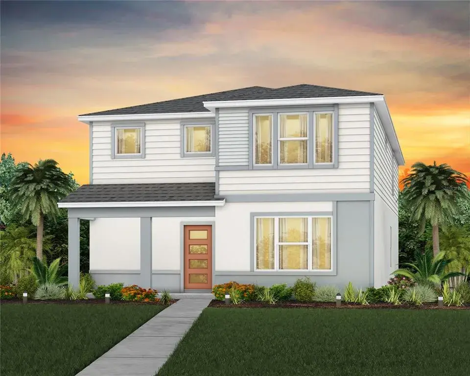 Exterior Design. Artistic rendering for this new construction home. Pictures are for illustrative purposes only. Elevations, colors and options may vary.