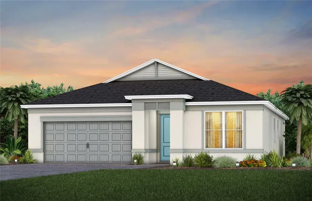 Exterior Design. Artistic rendering for this new construction home. Pictures are for illustrative purposes only. Elevations, colors and options may vary.