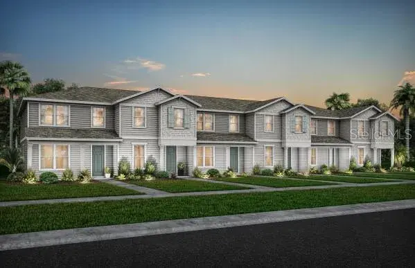 Exterior Design. Artistic rendering for this new construction home. Pictures are for illustrative purposes only. Elevations, colors and options may vary.