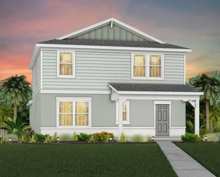 Exterior Design. Artistic rendering for this new construction home. Pictures are for illustrative purposes only. Elevations, colors and options may vary.