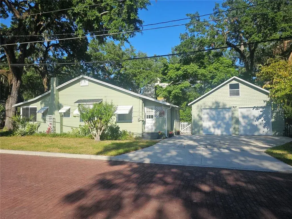 Nice large corner lot with HUGE garage.