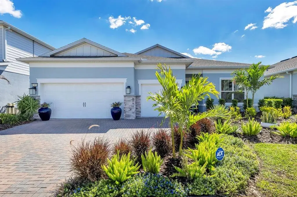 Front of home! Beautiful landscaping!