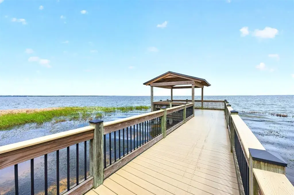 Community dock on Lake Apopka.