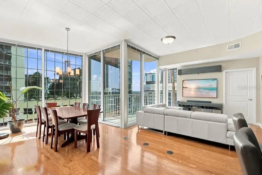 Open Concept Living Space, City View
