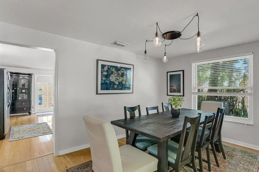 Foyer/Den, View into Dining Room