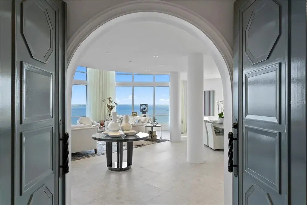 First steps inside capture this open bay view