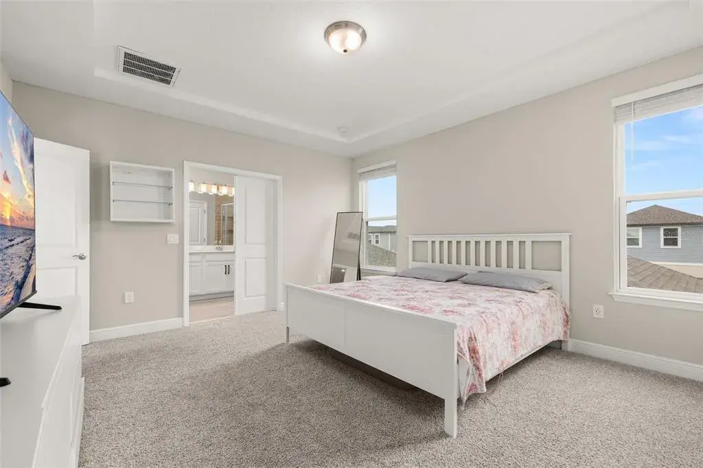 huge primary bedroom