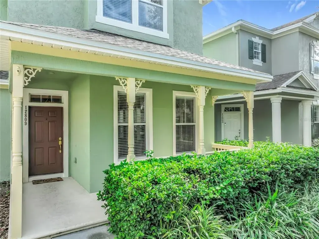 Lovely covered front porch
