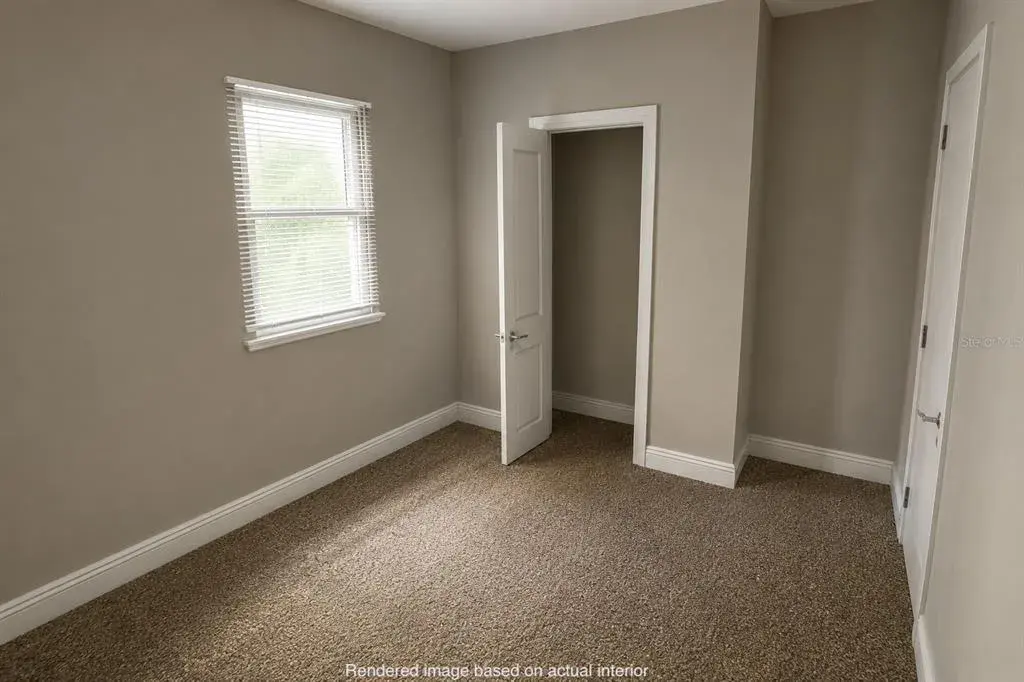 Guest bedroom. VIRTUAL RENDERING BASED ON ACTUAL INTERIOR
