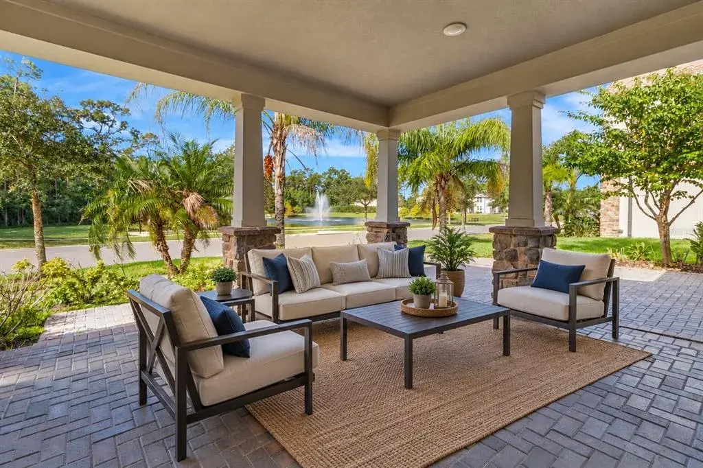 Virtually Staged Front Porch