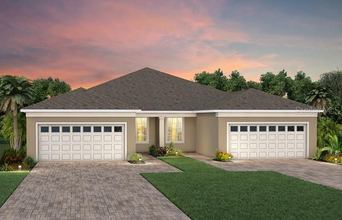 Exterior Design. Artistic rendering for this new construction home. Pictures are for illustrative purposes only. Elevations, colors and options may vary.