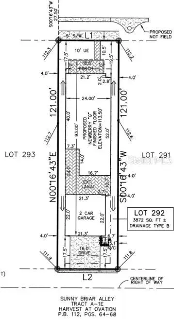 14736 Field Daisy Drive - Plot Plan