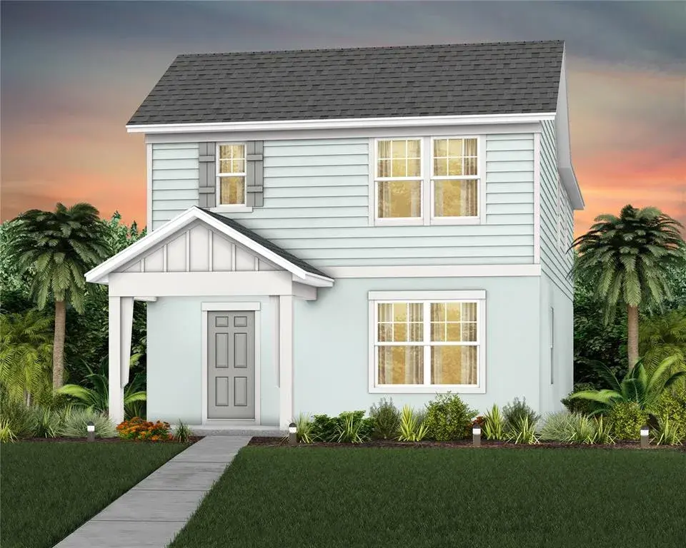 Exterior Design. Artistic rendering for this new construction home. Pictures are for illustrative purposes only. Elevations, colors and options may vary.