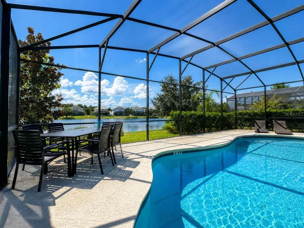 Large Heat-able Pool with peaceful water view