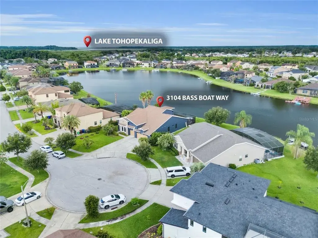 Quiet cul-de-sac location with waterfront views.