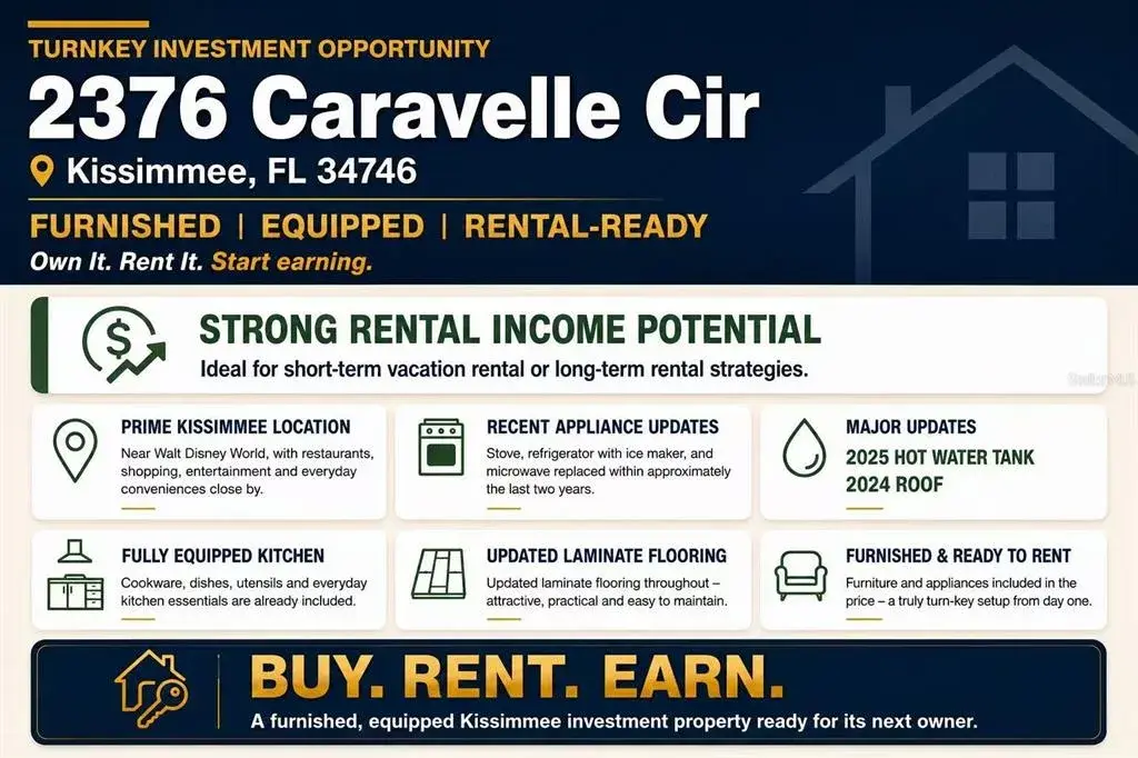 Property for sale at 2376 CARAVELLE CIRCLE, KISSIMMEE, FL, 34746