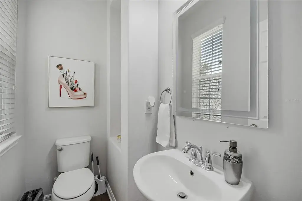 Downstairs restroom