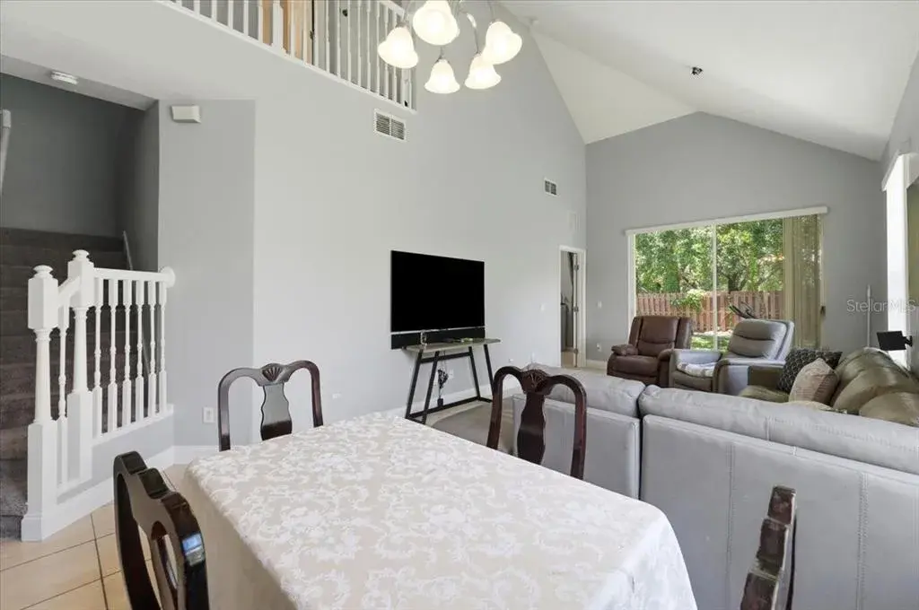 Dining room and living room combo