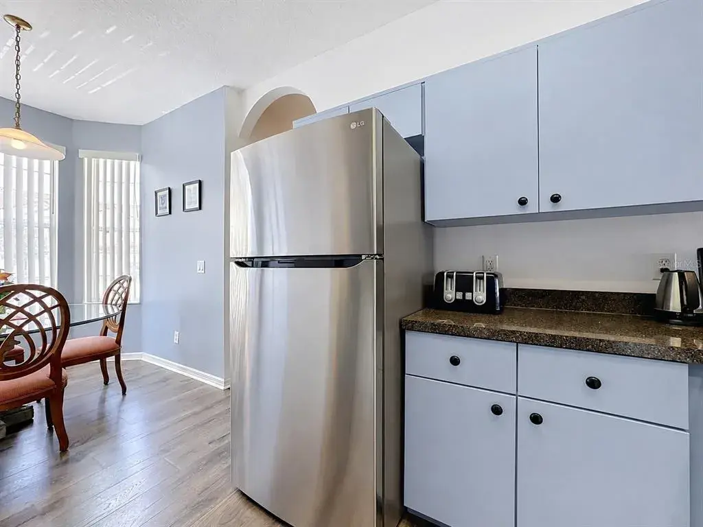 Kitchen with ample cabinet space