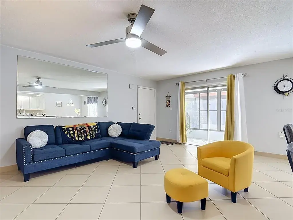 Living room with natural light.