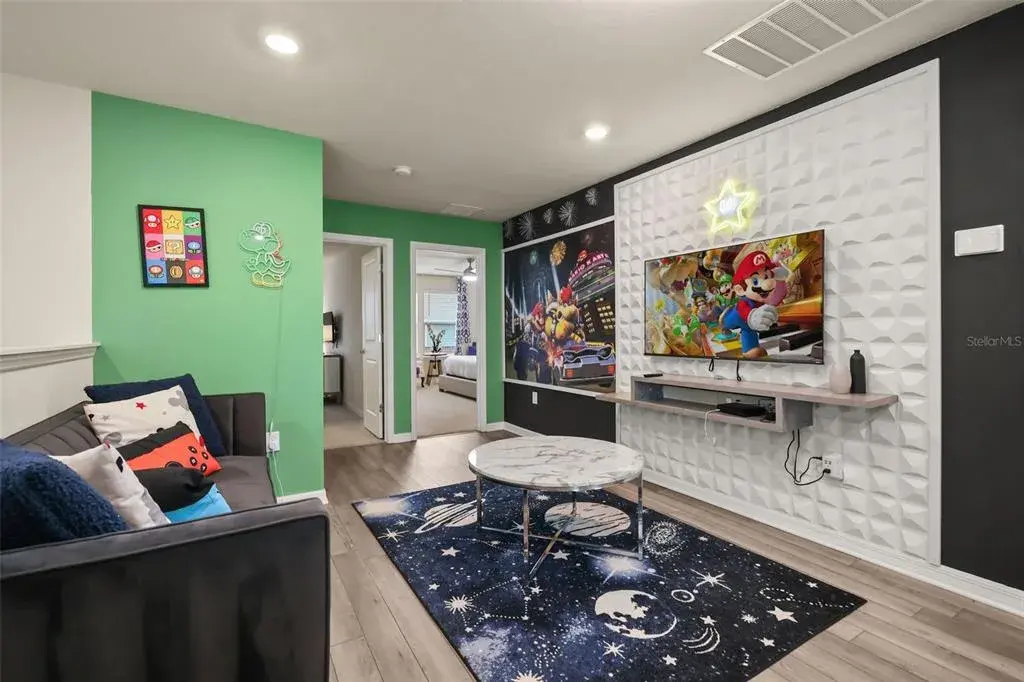 Loft on second level