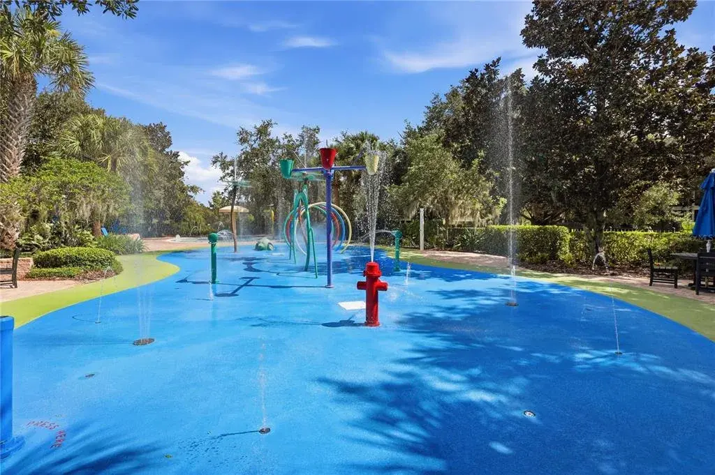 The Kiddos will love their MASSIVE splash pad!