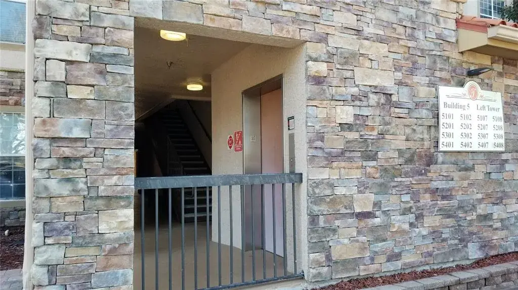 Entrance to elevator