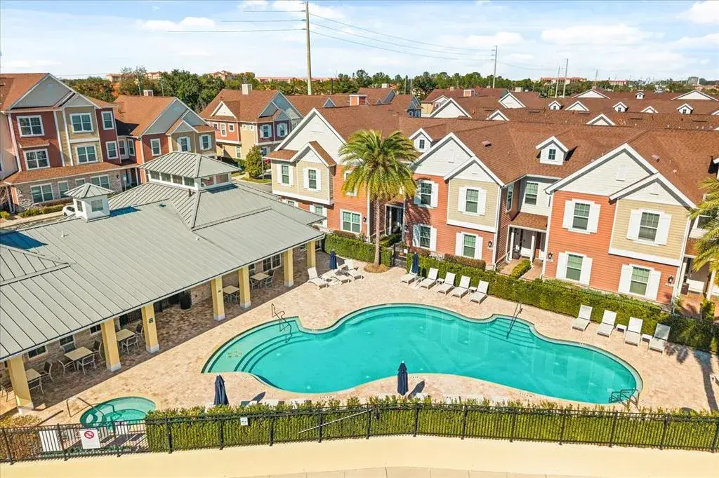 Townhouse perfectly positioned across from the resort-style community pool