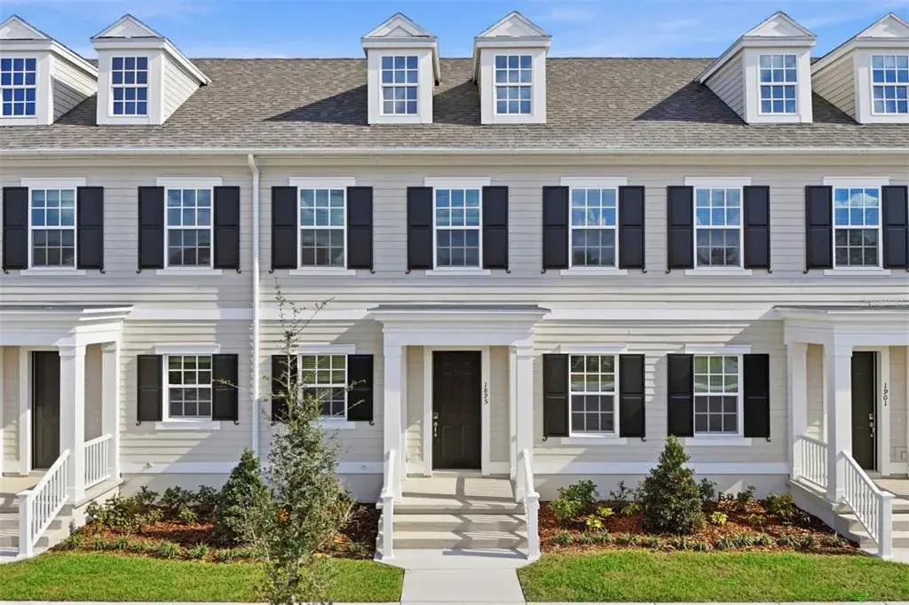 Island Village at Celebration Lot 290 of Phase 2 Exterior - Aleutian Floorplan - Colonial Elevation