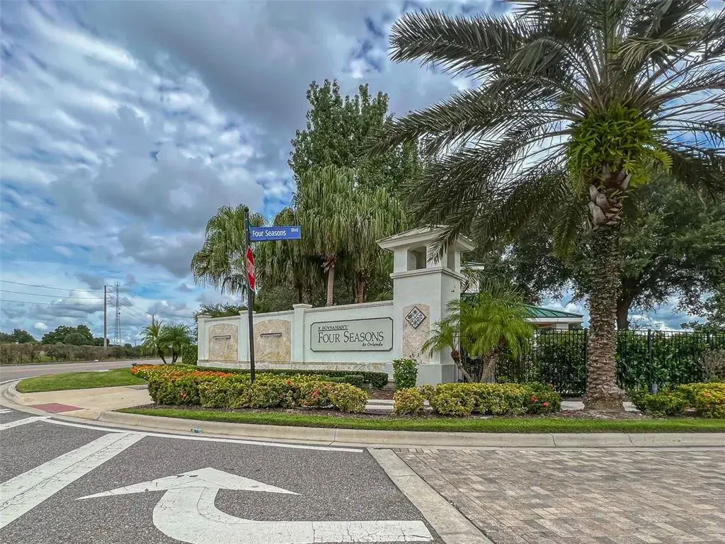 Your gateway to Four Seasons at Orlando, just off Formosa Garden Blvd!