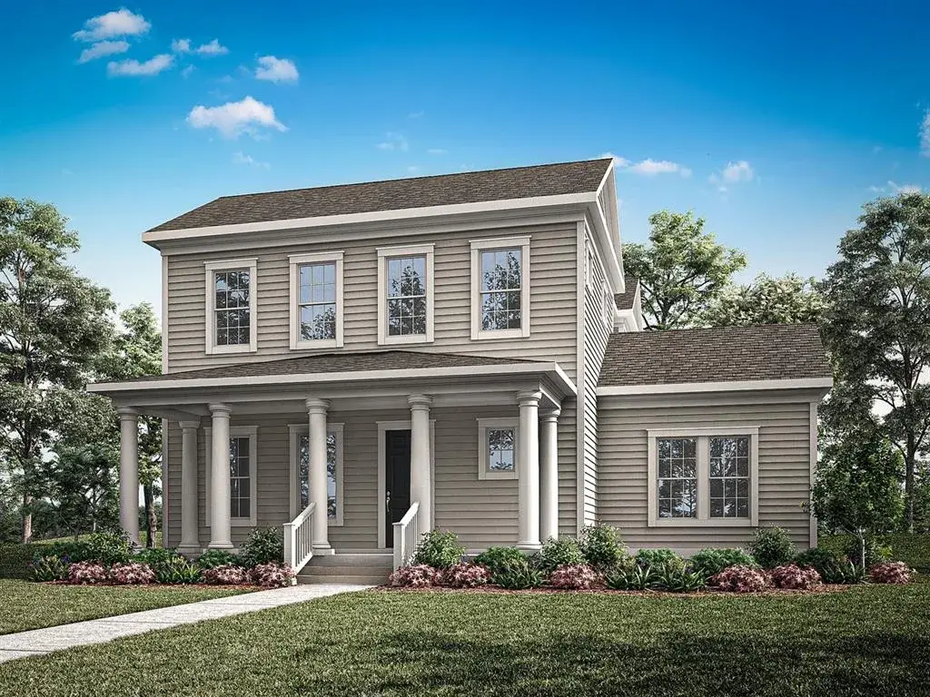 Island Village - Merritt Floorplan - Colonial Elevation - Architect's Rendering