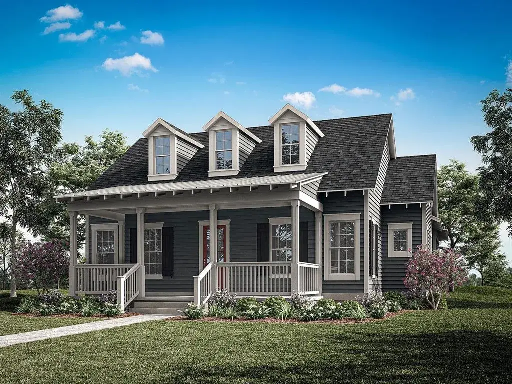 Island Village at Celebration - Mackinac Floorplan - Coastal Elevation - Architect's Rendering
