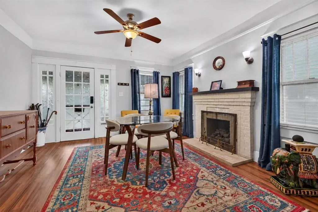 Formal dining area