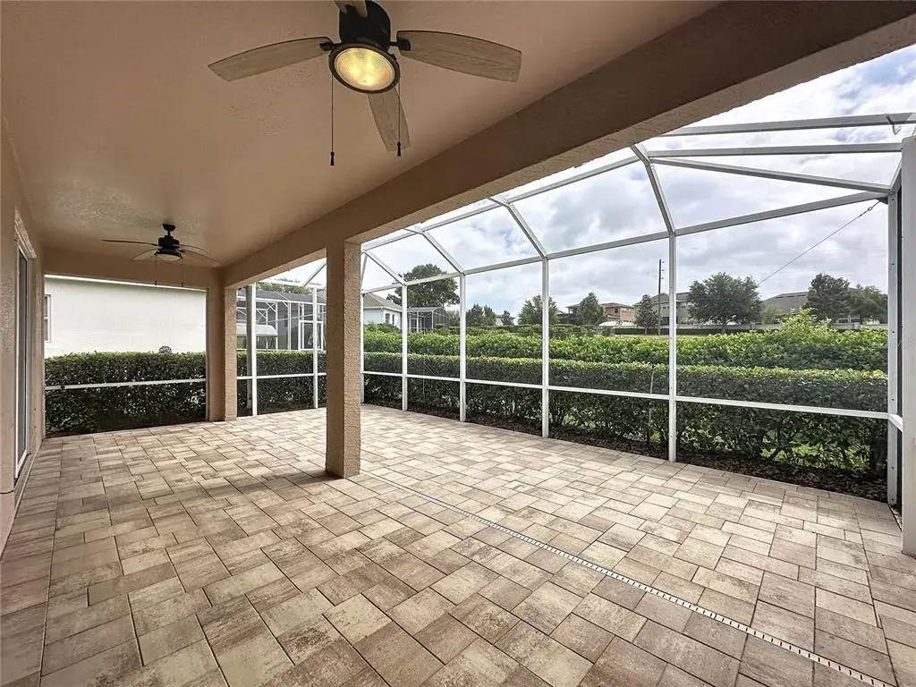 Back Patio enclosure