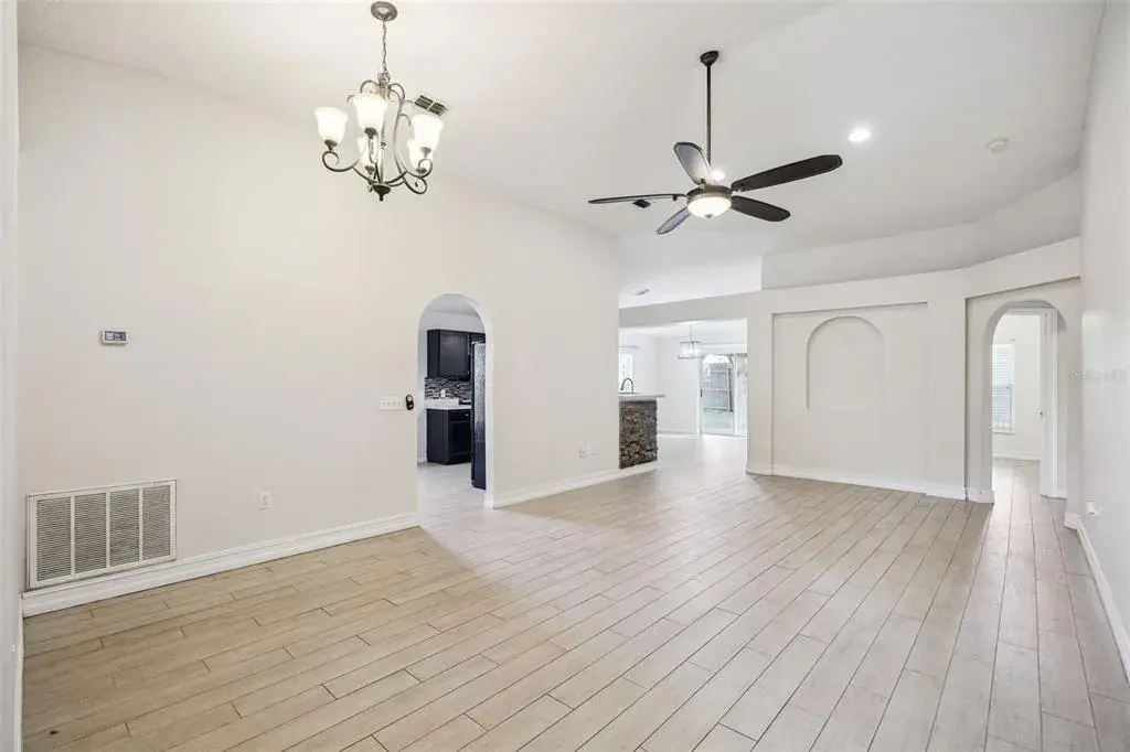 Living and dining area
